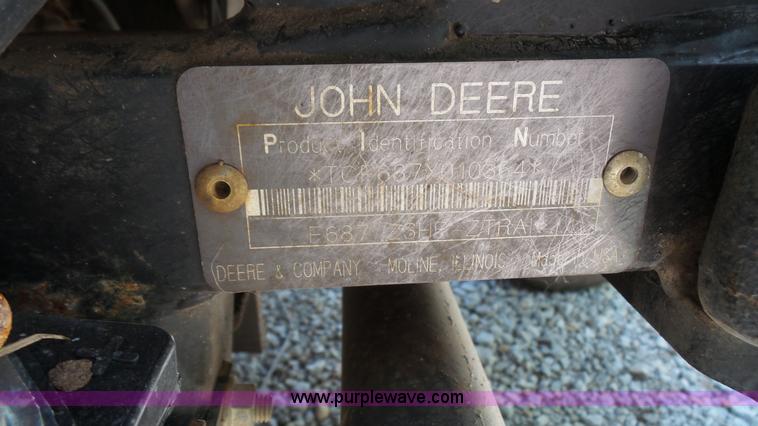 image for item K4595 John Deere F687 Z-Trak lawn mower