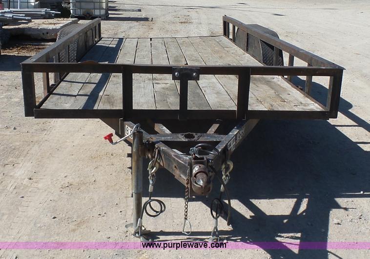 image for item K7187 Shop built equipment trailer