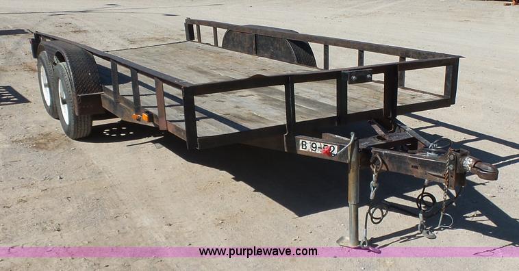 image for item K7187 Shop built equipment trailer