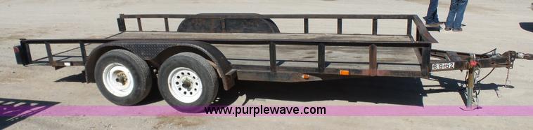 image for item K7187 Shop built equipment trailer