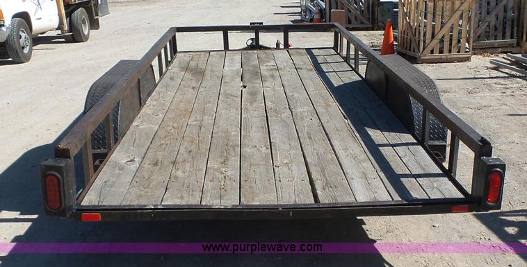 image for item K7187 Shop built equipment trailer