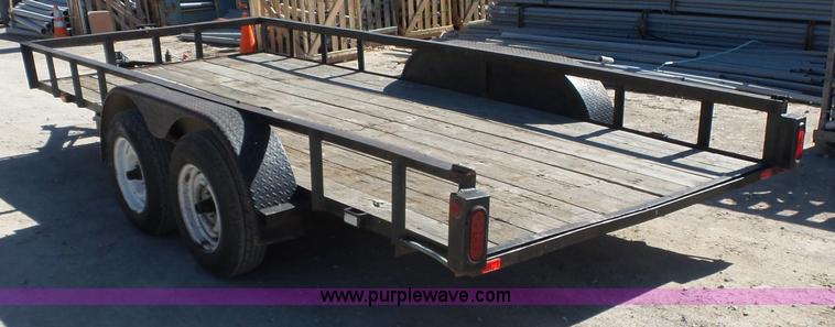 image for item K7187 Shop built equipment trailer