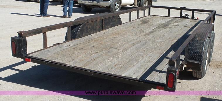 image for item K7187 Shop built equipment trailer