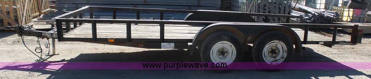 image for item K7187 Shop built equipment trailer