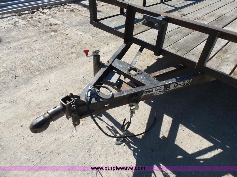 image for item K7187 Shop built equipment trailer