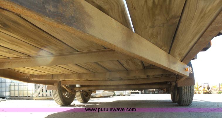 image for item K7187 Shop built equipment trailer