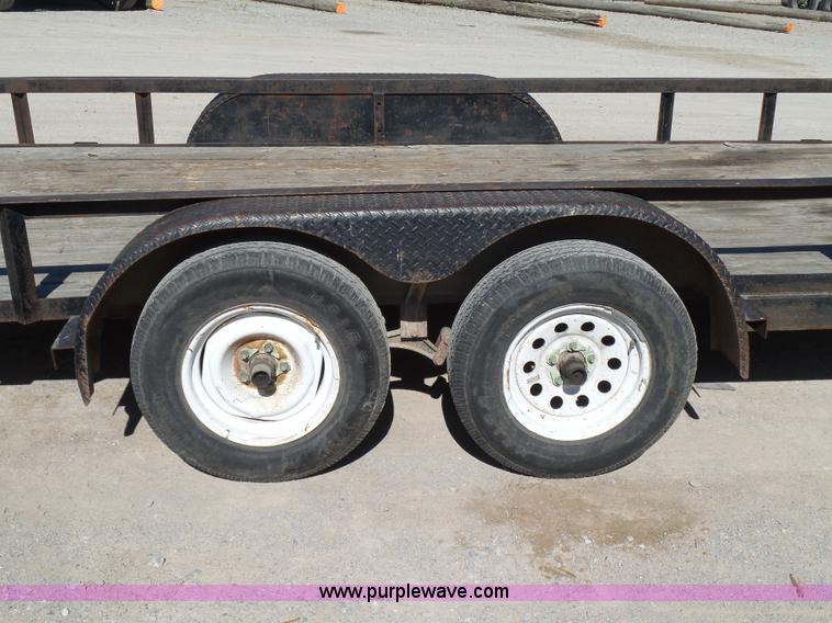 image for item K7187 Shop built equipment trailer