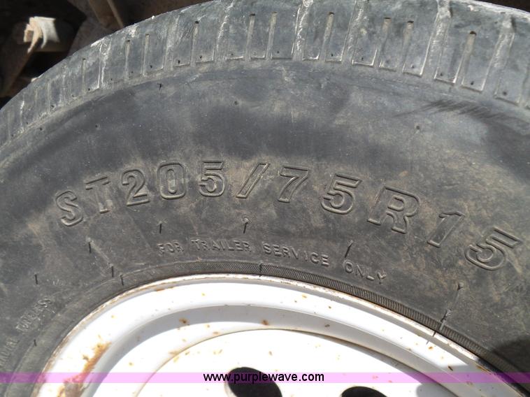 image for item K7187 Shop built equipment trailer