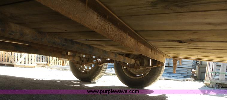 image for item K7187 Shop built equipment trailer