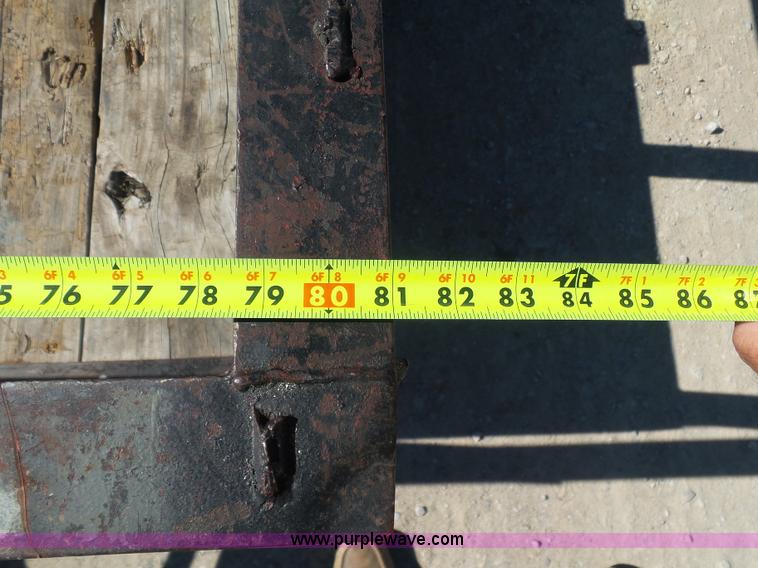 image for item K7187 Shop built equipment trailer