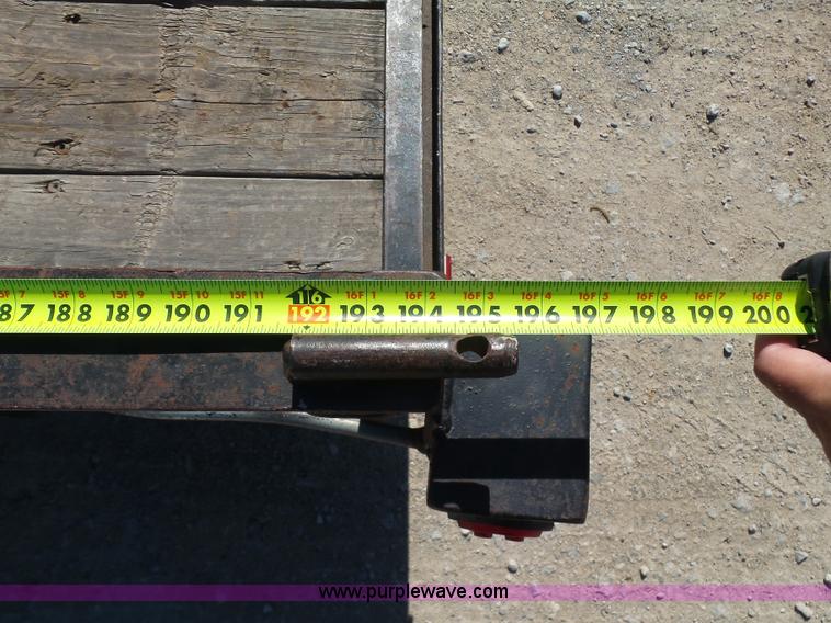 image for item K7187 Shop built equipment trailer