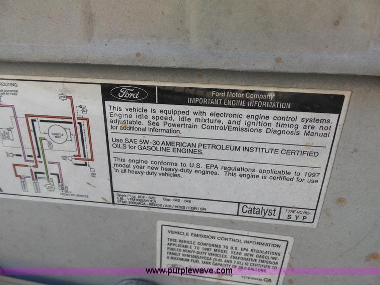 image for item K7188 1997 Ford F250 Super Duty SuperCab utility truck