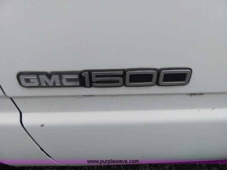 image for item L2038 1994 GMC 1500 utility truck