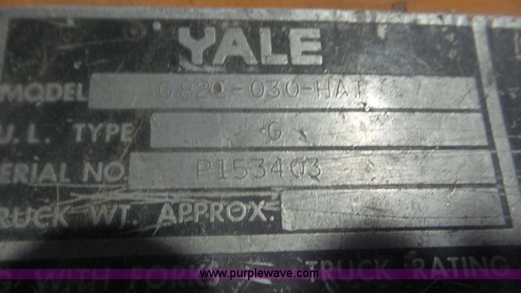 image for item L2077 Yale rough terrain forklift