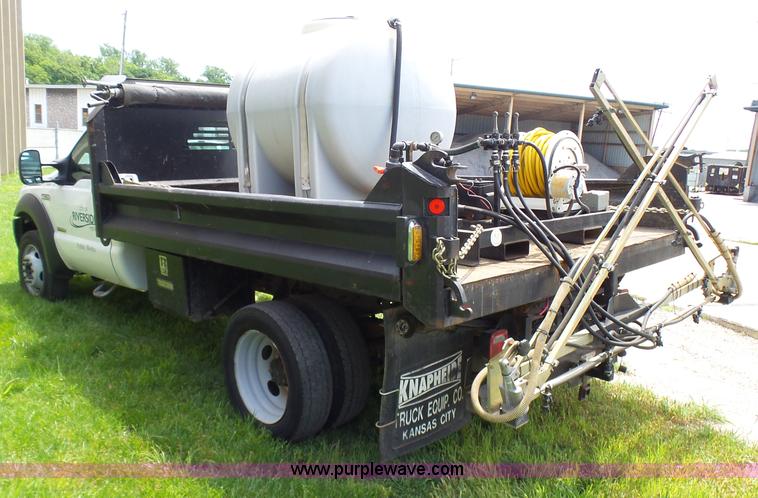 image for item L7065 2007 Ford F450 Super Duty XL dump flatbed truck