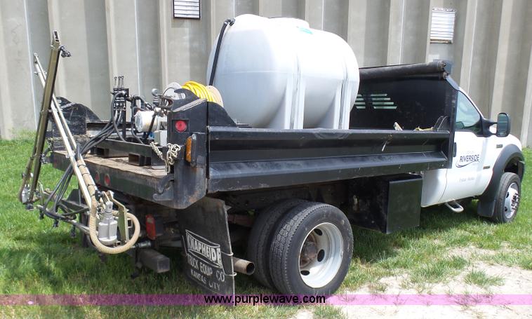 image for item L7065 2007 Ford F450 Super Duty XL dump flatbed truck