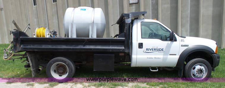 image for item L7065 2007 Ford F450 Super Duty XL dump flatbed truck