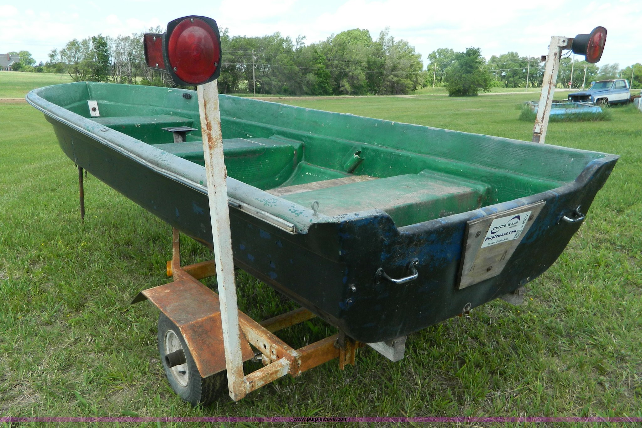 Montgomery Ward Sea King boat in Salina, KS Item J8927 sold Purple Wave