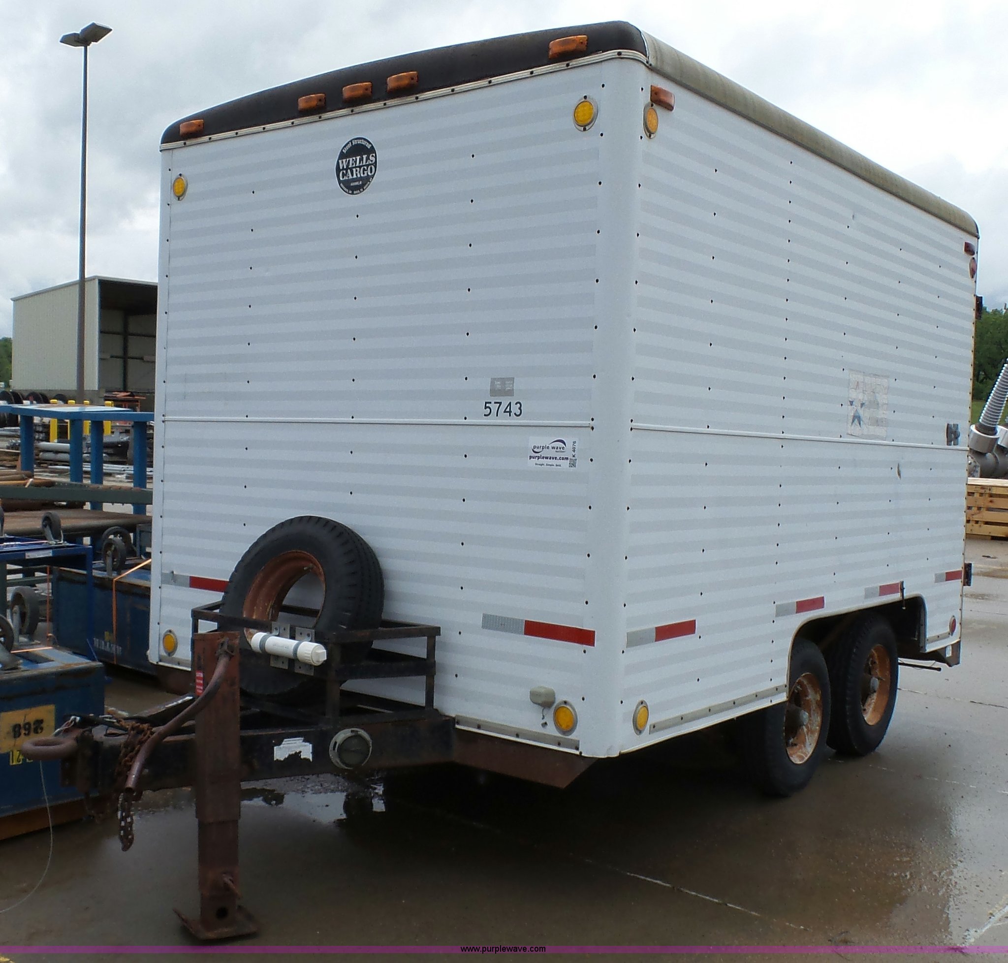 1983 Wells Cargo enclosed cargo trailer in Topeka, KS Item K4076 sold