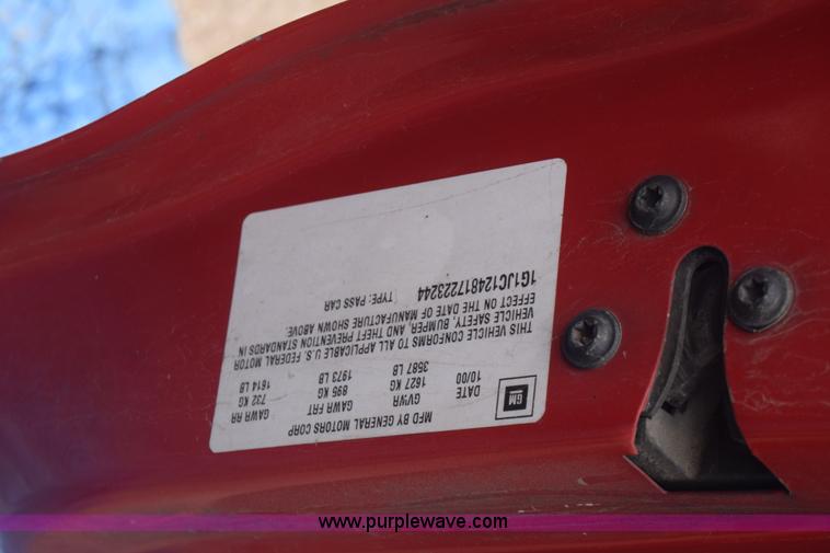 image for item K6548 2001 Chevrolet Cavalier