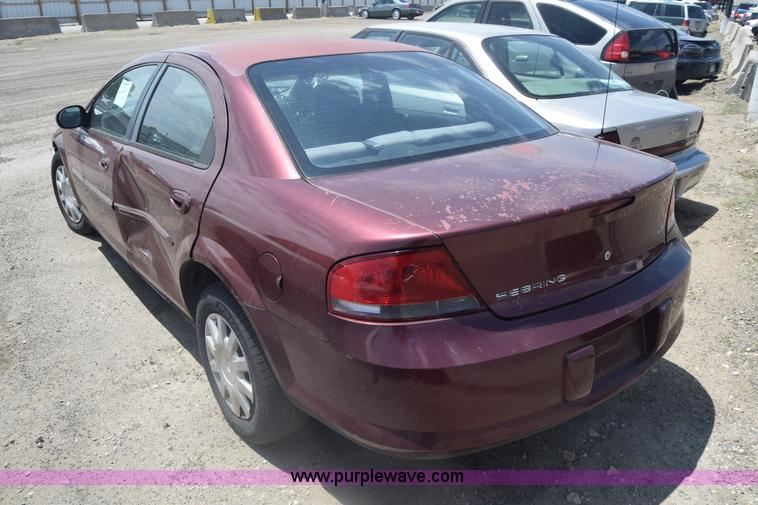 image for item K6554 2001 Chrysler Sebring