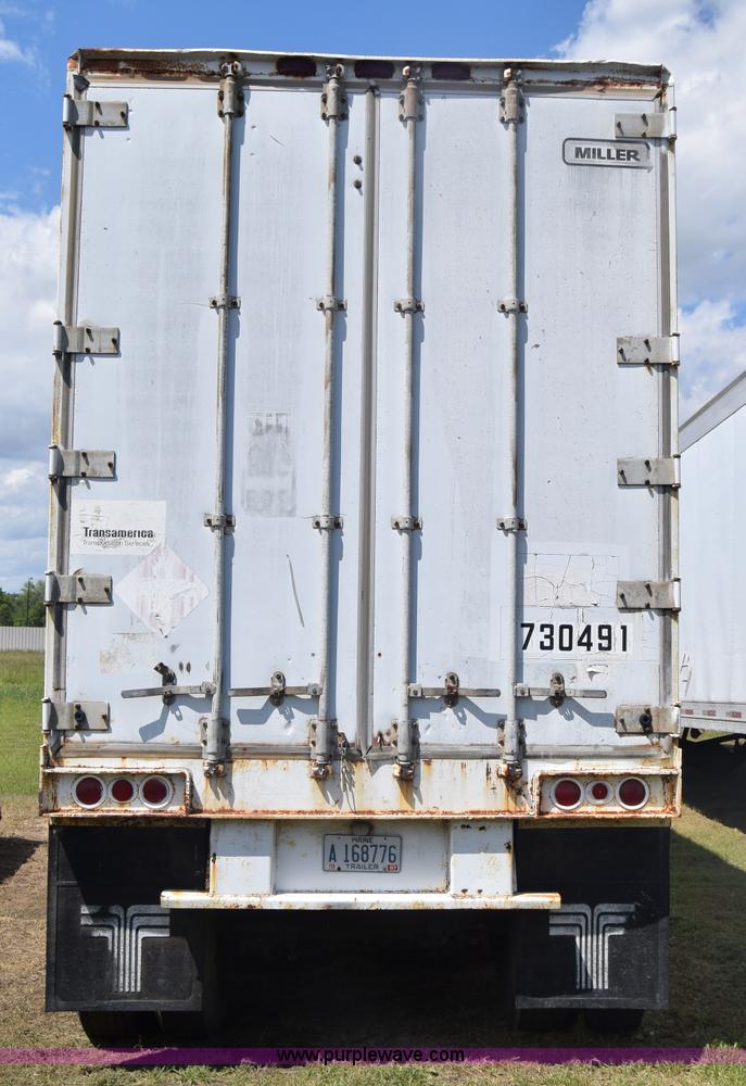 image for item K6693 1983 Miller dry van trailer