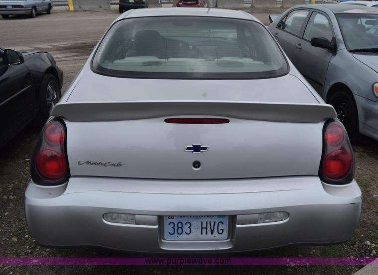 image for item K7351 2002 Chevrolet Monte Carlo