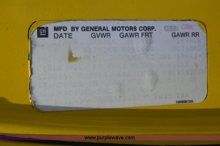 image for item K7388 1989 Chevrolet Beretta
