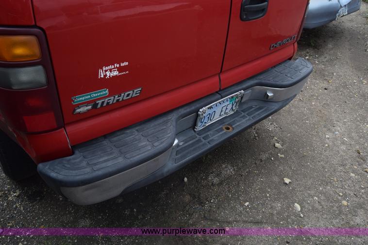 image for item K7397 2000 Chevrolet Tahoe SUV