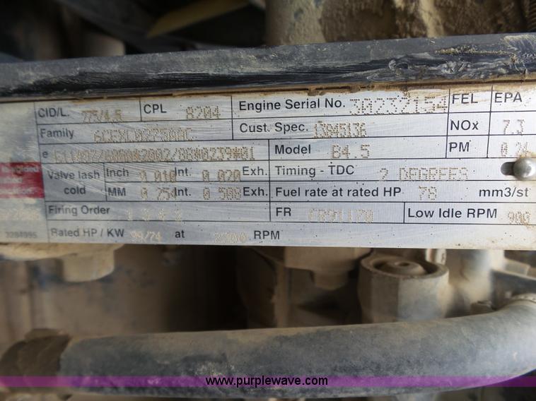 image for item K7143 2007 Ingersoll Rand SD77-DXTF vibratory sheeps foot roller