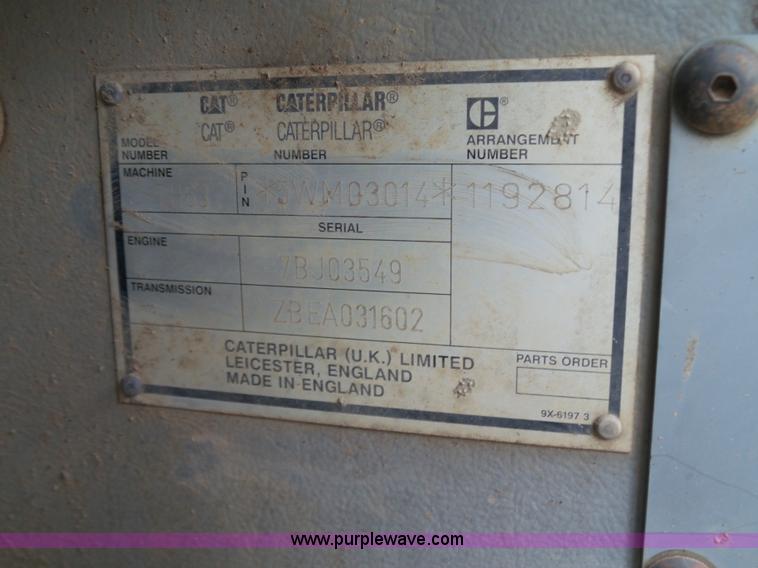 image for item K7145 1999 Caterpillar TH63 telehandler