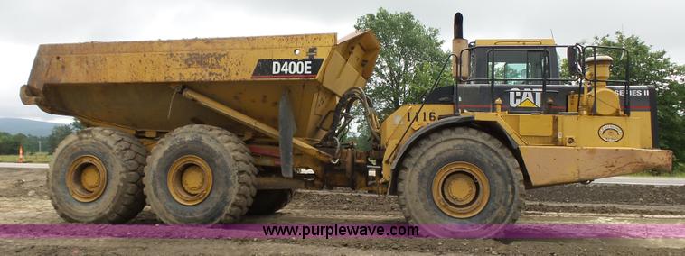 image for item K7146 1999 Caterpillar D400E Series II haul truck
