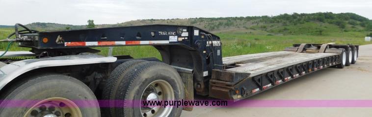 image for item K7149 2002 Trail King TK110HDG-523 lowboy equipment trailer