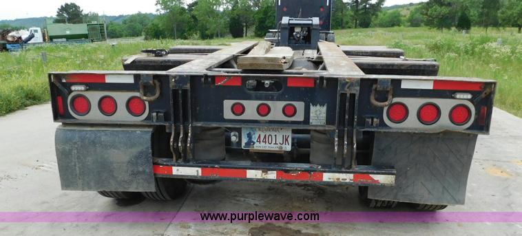 image for item K7149 2002 Trail King TK110HDG-523 lowboy equipment trailer