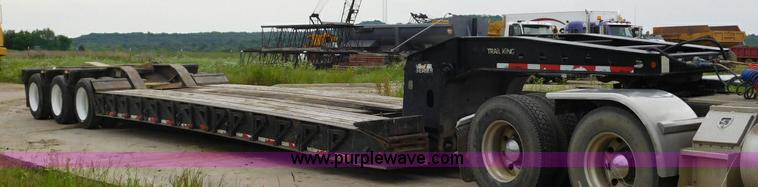 image for item K7149 2002 Trail King TK110HDG-523 lowboy equipment trailer