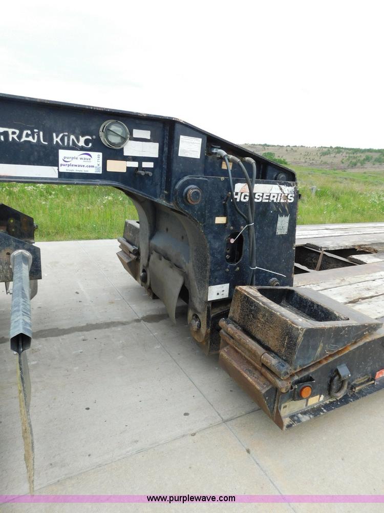 image for item K7149 2002 Trail King TK110HDG-523 lowboy equipment trailer