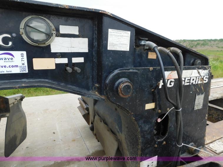 image for item K7149 2002 Trail King TK110HDG-523 lowboy equipment trailer