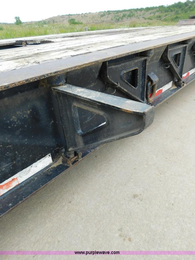image for item K7149 2002 Trail King TK110HDG-523 lowboy equipment trailer