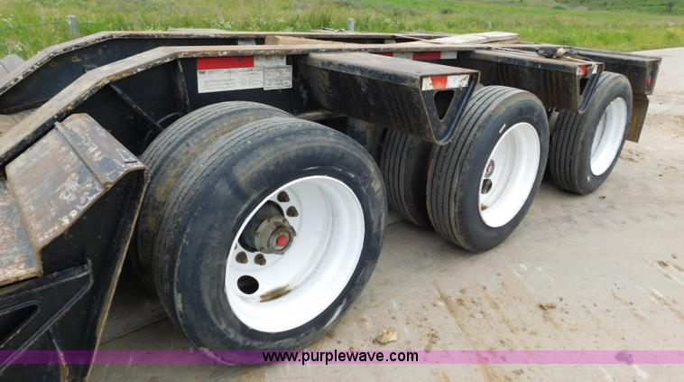 image for item K7149 2002 Trail King TK110HDG-523 lowboy equipment trailer