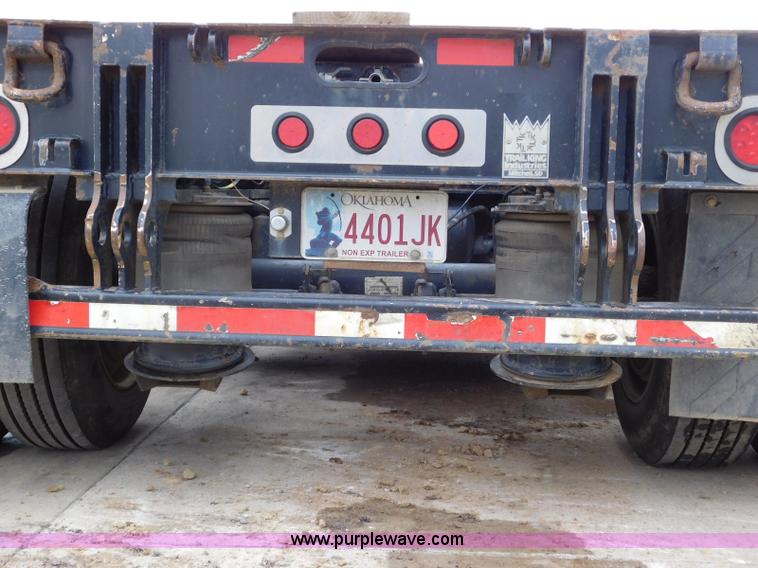image for item K7149 2002 Trail King TK110HDG-523 lowboy equipment trailer