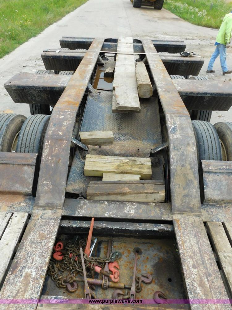 image for item K7149 2002 Trail King TK110HDG-523 lowboy equipment trailer