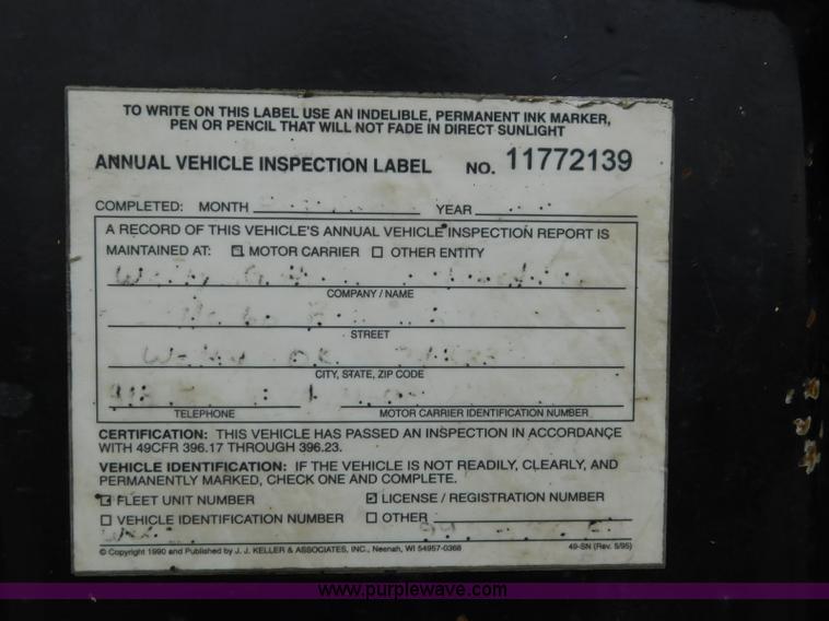 image for item K7149 2002 Trail King TK110HDG-523 lowboy equipment trailer