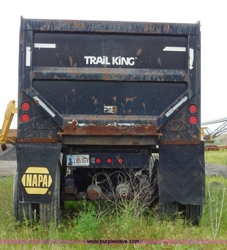 image for item K7152 2000 Trail King SHRO-26 end dump trailer