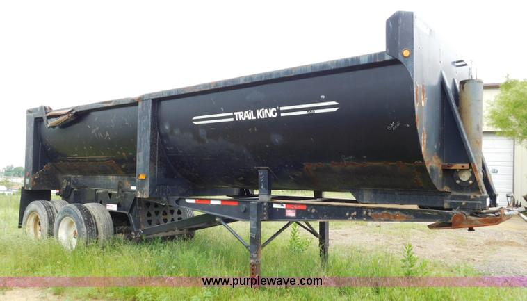 image for item K7152 2000 Trail King SHRO-26 end dump trailer