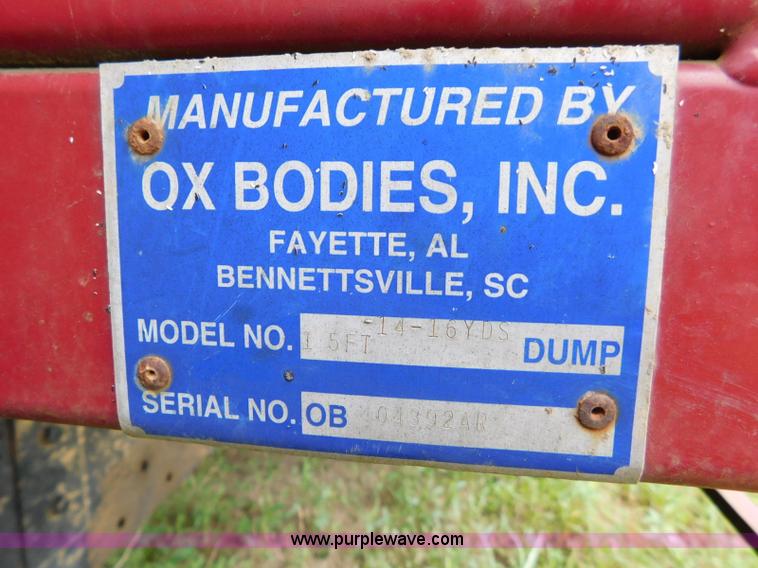 image for item K7155 1989 International F9370 dump truck