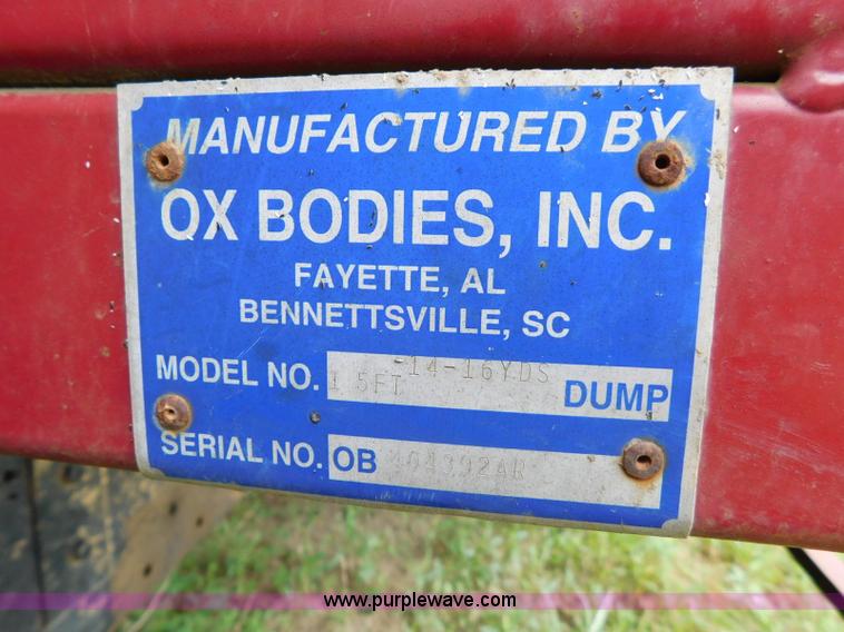 image for item K7155 1989 International F9370 dump truck