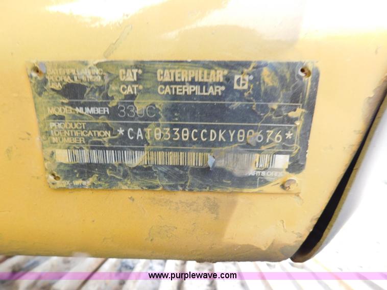 image for item K7157 2002 Caterpillar 330C L excavator