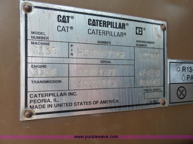 image for item K7163 1996 Caterpillar 615C elevating scraper