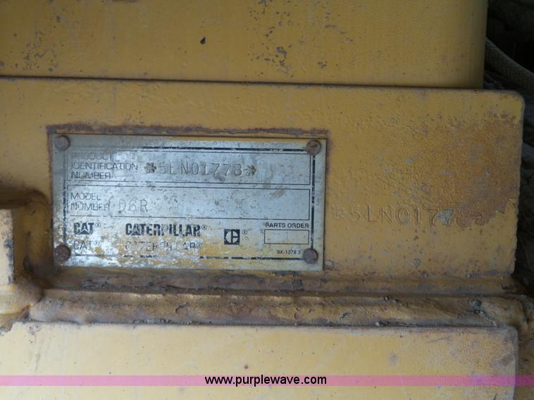 image for item K7165 1998 Caterpillar D6R XL dozer