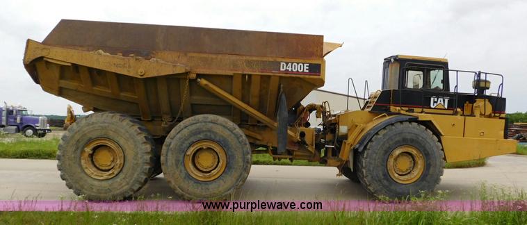 image for item K7176 1998 Caterpillar D400E articulated haul truck